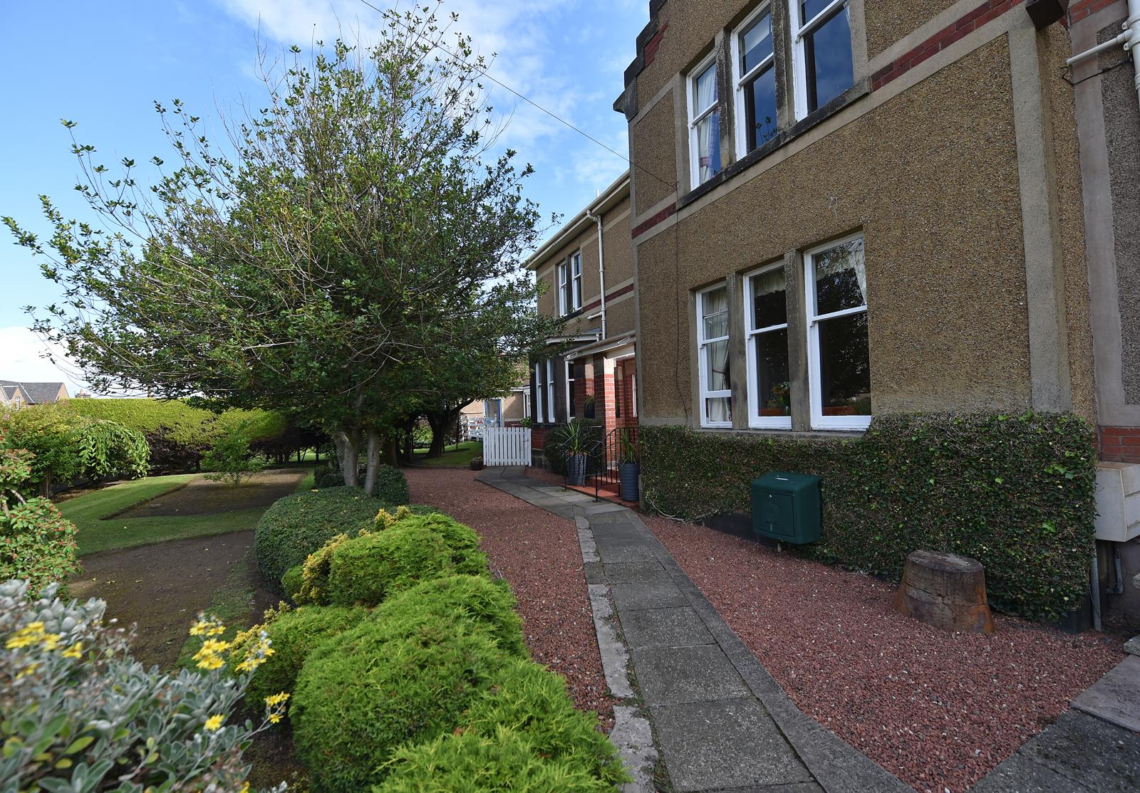 A welcoming view of the Southpark Retirement Home entrance
